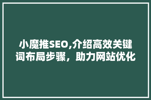 小魔推SEO,介绍高效关键词布局步骤，助力网站优化