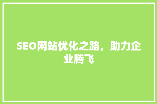 SEO网站优化之路，助力企业腾飞
