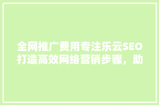 全网推广费用专注乐云SEO打造高效网络营销步骤，助力企业腾飞