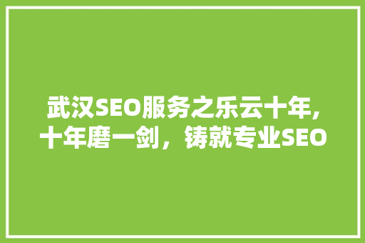 武汉SEO服务之乐云十年,十年磨一剑，铸就专业SEO服务新高度