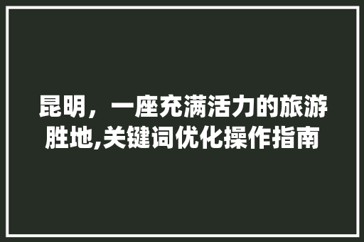 昆明，一座充满活力的旅游胜地,关键词优化操作指南_昆明关键词优化操作