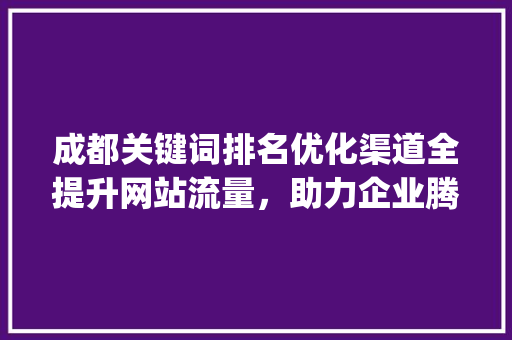 成都关键词排名优化渠道全提升网站流量，助力企业腾飞_成都关键词排名优化渠道